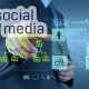 online specialist pointing social media