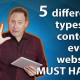 5 different types of content every website MUST HAVE